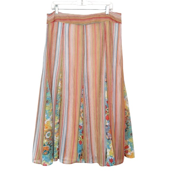 Choices Dresses & Skirts - Choices Boho Maxi Skirt Festival Gypsy M